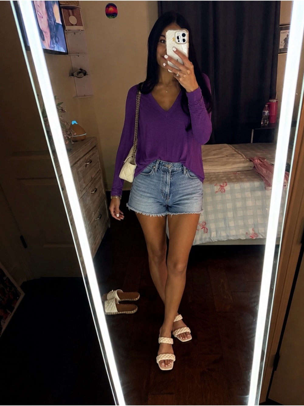 Lauren Ralph Purple Top